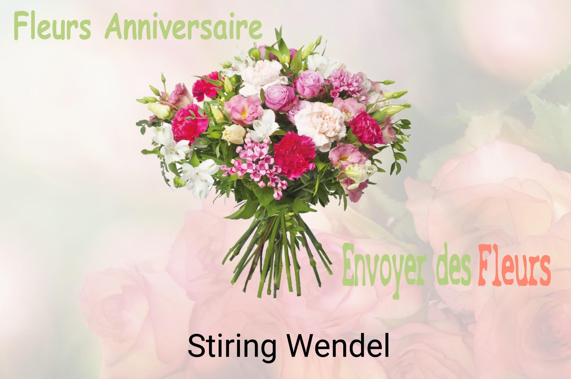 Bouquet de fleurs d’anniversaire livré à Stiring-Wendel